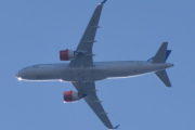 Morten 20 april 2022 - EI-SIE over Høyenhall, det er SAS Connect som kommer med sitt Airbus A320-251N som er over 4 år gammel og heter Gorm Viking