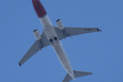 Morten 22 april 2022 - LN-NIG over Høyenhall, det er Norwegian Air Shuttle AOC som kommer med sin Boeing 737-8JP som er over 7 år gammelt