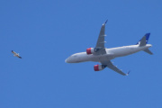 Morten 23 april 2022 - SAS og fuglen over Høyenhall