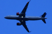 Morten 9 april 2022 - SAS over Høyenhall om kvelden