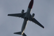 Morten 28 august 2022 - LN-DYY over Høyenhall, det er Norwegian Air Shuttle AOC	som kommer med sin Boeing 737-8JP som er over 10 år gammelt og heter Vilhelm Bjerknes