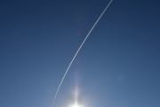 Morten 14 mars 2022 - Jetflyet rundt solen, så fin stripe den lager