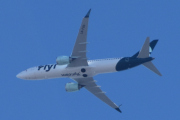 Morten 20 april 2022 - LN-FGG over Høyenhall, det er Flyr som kommer med sitt Boeing 737 MAX 8 som bare er en måned gammel