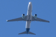 Morten 22 april 2022 - LN-FGA over Høyenhall, det er Flyr som kommer med sitt Boeing 737-800 som er over 9 år gammelt