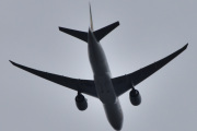 Morten 29 mai 2022 - ET-AVT over Høyenhall, jeg rakk det akkurat, det er Ethiopian Airlines som kommer med sitt Boeing 777F som er over 3 år gammelt