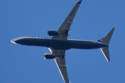 Morten 31 august 2022 - G-RUKD over Høyenhall, det er Ryanair UK som kommer med sin Boeing 737-8AS som er over 14 år gammelt