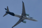 Morten 31 august 2022 - LN-FGH over Høyenhall, det er Flyr som kommer med sin Boeing 737 MAX 8 som er 5 måneder gammelt