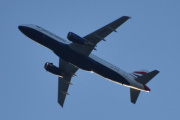 Morten 10 desember 2022 - G-EUUC over Høyenhall, det er British Airways som kommer med sin Airbus A320-232 som er over 21 år gammelt