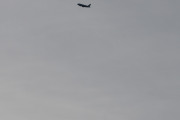 Morten 13 februar 2023 - Jetfly og SAS over Høyenhall. Jetflyet holder samme retning, men det andre flyet svinger