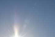 Morten 21 februar 2023 - SAS og solen over Høyenhall, og da fikk vi solen og SAS i samme bilde