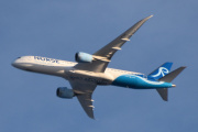 Morten 26 mars 2023 - LN-FNC over Høyenhall, det er Norse Atlantic Airways som kommer med sin Boeing 787-9 Dreamliner som er over 4 år gammelt og heter Everglades