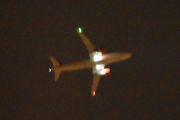 Morten 5 desember 2022 - Stort fly over Høyenhall på natten, klokken er 21.50. Det var ikke det eneste flyet jeg så, men noen bilder måtte jeg slette
