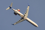 Morten 7 desember 2022 - EI-FPP over Høyenhall, det er SAS Scandinavian Airlines som kommer med sin Bombardier CRJ-900LR som er over 5 år gammelt og heter Olver Viking