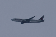 Morten 1 januar 2022 - Qatar Airways Cargo over Høyenhall