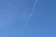 Morten 12 januar 2022 - Jetfly over Høyenhall, så svinger du litt så du kommer nærmere