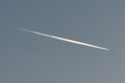 Morten 14 januar 2022 - Jetflyet og solen, dette blir vel femte jetflyet i dag, men du lurer nok på hvor solen er...