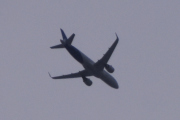 Morten 15 januar 2022 - SAS over Høyenhall, det er ikke så god sikt i dag
