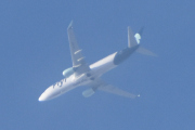Morten 29 januar 2022 - Flyr over Høyenhall, dessverre er det for høyt oppe til at jeg kan lese det