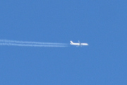 Morten 30 januar 2022 - Jetfly over Høyenhall, her var det nok ikke noe å se, på så lang avstand