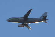 Morten 30 januar 2022 - OY-KBO over Høyenhall, det er en Airbus A319-132 fra 2006 som er retro malt i gamle farger