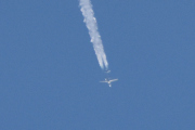 Morten 5 januar 2022 - Jetfly over Høyenhall, jeg trodde jeg kunne se det, men der tok jeg feil