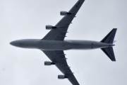 Morten 26 juli 2022 - OO-ACF over Høyenhall, det er Challenge Airlines BE som kommer med sin Boeing 747-4EVERF som er akkurat 15 år gammelt