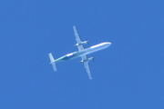 Morten 8 juli 2022 - Stort fly over Høyenhall, klokken er 08.23. Jeg tror det er Widerøe med sin De Havilland Canada Dash 8