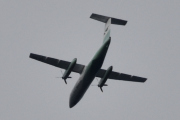 Morten 13 juni 2022 - Widerøe over Høyenhall på kvelden, kan det være en Dash 8-100?