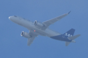 Morten 29 juni 2022 - SAS over Høyenhall, det var nesten dette her