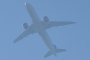 Morten 20 mai 2022 - Stort fly og solen over Høyenhall, jeg er ganske sikker på at det er SAS