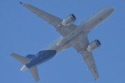Morten 14 mars 2022 - SE-ROY over Høyenhall, det er SAS Scandinavian Airlines som kommer med sin Airbus A320-251N fra desember 2019