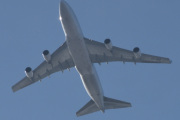 Morten 8 mars 2022 - OO-ACE over Høyenhall, det er Challenge Airlines BE som kommer med sin Boeing 747-412(BCF) fra 1991