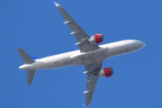 Morten 11 oktober 2022 - SE-ROM over Høyenhall, det er SAS Scandinavian Airlines som kommer med sin Airbus A320-251N som er over 3 år gammelt og heter Gerald Viking