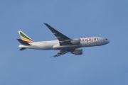 Morten 18 oktober 2022 - Ethiopian Airlines Cargo over Høyenhall