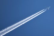 Morten 6 oktober 2022 - Jetfly over Høyenhall, men den flyr høyt, jeg er ikke sikker på hvem det er