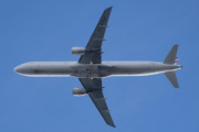 Morten 15 september 2022 - F-GTAJ over Høyenhall, det er Air France som kommer med sin Airbus A321-200 som er over 21 år gammelt og heter Ajaccio
