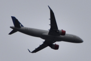 Morten 16 september 2022 - SAS over Høyenhall, klokken er 15.22. Her ble vinkelen for vanskelig, LN- ett eller annet...