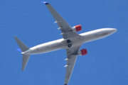 Morten 19 september 2022 - LN-RRF over Høyenhall, det er SAS Scandinavian Airlines som kommer med sin Boeing 737-800 som er over 14 år gammelt og heter Froydis Viking
