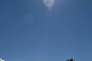 Morten 5 september 2022 - To jetfly og solen over Høyenhall, blir ingen zoom her