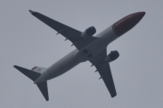 Morten 16 april 2023 - LN-DYJ over Høyenhall, det er Norwegian Air Shuttle AOC som kommer med sin Boeing 737-8JP som er over 12 år gammelt og heter Georg Brandes