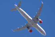 Morten 20 april 2023 - EI-SIH over Høyenhall, det er SAS Connect som kommer med sin Airbus A320-251N som er over 4 år gammelt og heter Imar Viking
