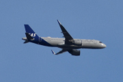 Morten 27 april 2023 - SAS over Høyenhall, litt for langt unna så tidlig på morgenen
