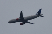 Morten 1 august 2023 - SAS over Høyenhall, klokken er 17.17. Jeg kan ikke se om det er SAS Scandinavian Airlines eller SAS Connect