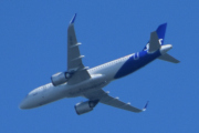 Morten 17 august 2023 - SAS Scandinavian Airlines over Høyenhall, begynner på SE- og det er en Airbus A320