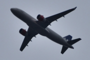 Morten 2 august 2023 - SAS Scandinavian Airlines over Høyenhall, ærlig talt, klokken er ikke 07.30 en gang