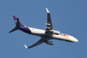 Morten 24 august 2023 - OE-IXA klokken 07.24 over Høyenhall, det er FedEx Express som kommer med sin Boeing 737-8AS(BCF) fra 2006. Operatør er ASL Airlines Belgium og jeg har 9 bilder av FedEx Express som jeg må se nærmere på