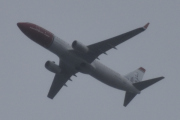 Morten 9 august 2023 - LN-DYU over Høyenhall, her kjente jeg igjen helten. Det er Norwegian Air Shuttle AOC som kommer med sin Boeing 737-8JP fra 2011 og heter Jørn Utzon. Jeg har 12 bilder av den og første gang var 9 juli 2022