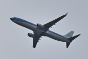 Morten 14 september 2023 - KLM over Høyenhall, det er nok  KLM Royal Dutch Airlines som kommer med sin Boeing 737-8K2