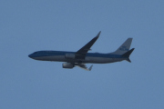 Morten 16 oktober 2023 - KLM over Høyenhall, jeg tror det er KLM Royal Dutch Airlines som flyr her med sin Boeing 737-8K2