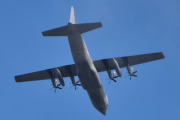 Morten 20 oktober 2023 - Lockheed Martin C-130J Super Hercules over Høyenhall, jeg for ikke tak i halenummeret. Det er Royal Norwegian Air Force - Luftforsvaret som er ute med et av sine fly